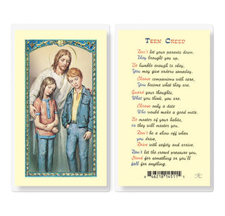 Teen Creed - Holy Card - E24-763