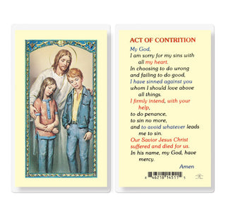 Act of Contrition [Teen] - Holy Card - E24-764