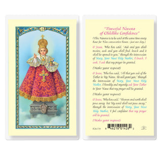 Powerful Novena of Childlike Confidence - Holy Card - E24-770