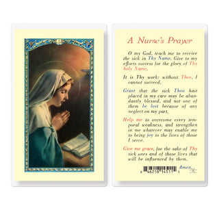 A Nurse's Prayer - Holy Card - E24-789