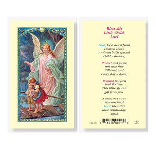 Bless This Little Child, Lord - Holy Card - E24-790