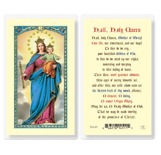 Hail, Holy Queen - Holy Card - E24-825