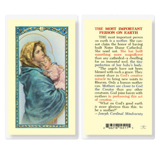 The Most Important Person on Earth - Holy Card - E24-827