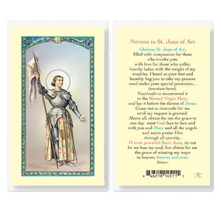 Novena to St. Joan of Arc - Holy Card - E24-967