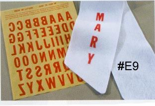 E9 Transfer Name Sheets