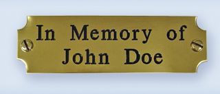 Engraving Memorial Cross Engraving