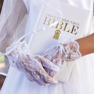 First Communion Lace Gloves - F2020