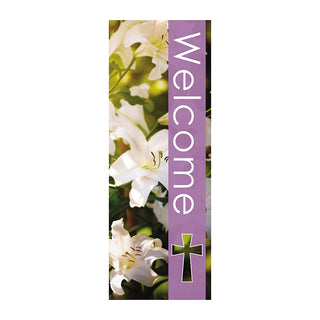 X-Stand Spring Welcome Banner - F3661