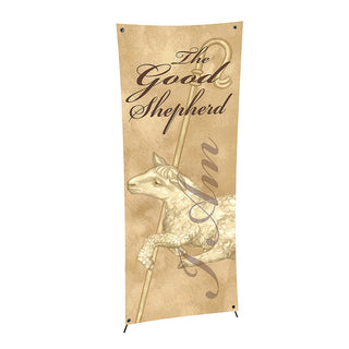 X-Stand I Am The Good Shepherd Banner - F4581