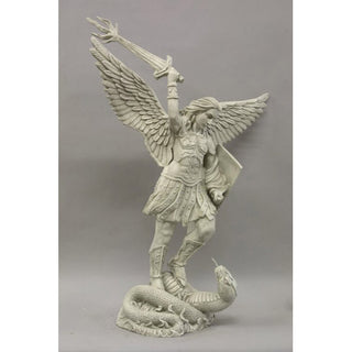 38" St. Michael with Sword Statue - F6817