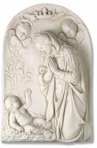 F68564 The Adoration of the Child Statue Wall Relief