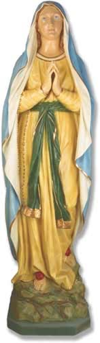 F7053 Our Lady of Lourdes Statue