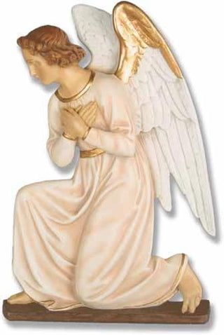 F7071BRLC Angel Praying Statue Wall Plaque-Right