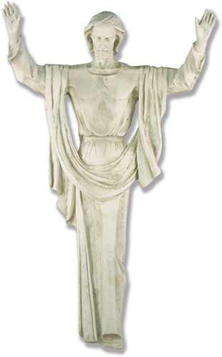 F7176 Risen Christ Statue Relief