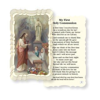 Communion Unisex Holy Card - G50-682