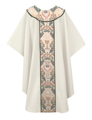 CREAM TAPESTRY AMPLE CHASUBLE - B68154A