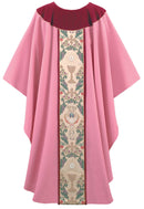 ROSE/WINE AMPLE CHASUBLE - B6848RA