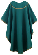 HUNTER GREEN/GOLD AMPLE CHASUBLE - B6928HA