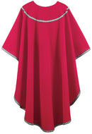 RED/SILVER GALLOON STANDARD CHASUBLE - G69311A