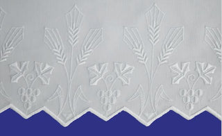 WHITE EMBROIDERED ALTAR CLOTH - GAI5008