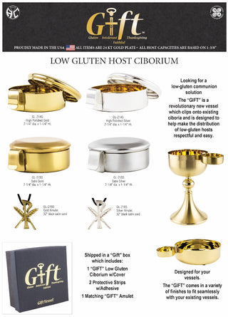 GL-214 Gluten Free Host Ciborium