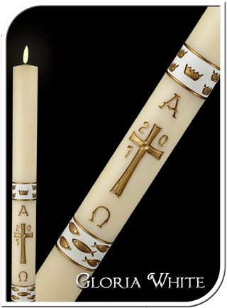 Gloria White Dadant Paschal Candle