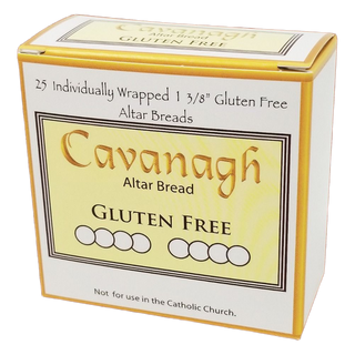 Gluten-Free 1-3/8" Altar Bread - 25 / Box - Individually Wrapped - CAVGF138