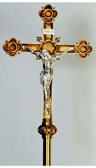 H-127PC Processional Cross, Brass