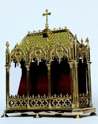 H-131 Relic Shrine, Extra Large, Polished Brass