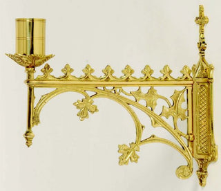 H-195CR Consecration Candle Holder with Cross