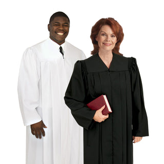 Pulpit Robe - Plymouth - Lined Bell Sleeve with Deep Cuffs - H-203