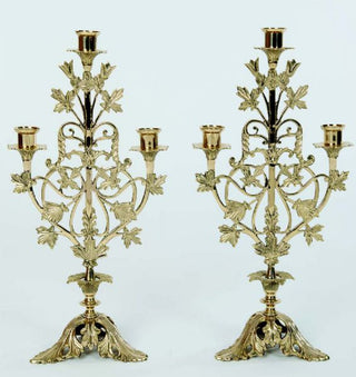 H-244 Three Light Candelabra