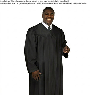 Pulpit Robe - Plymouth - Lined Bell Sleeve with Deep Cuffs - H-203