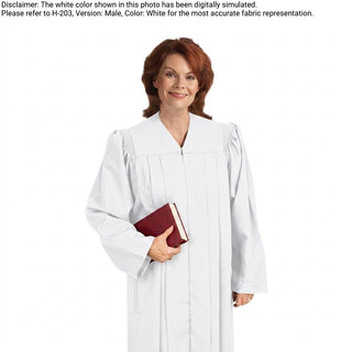 Pulpit Robe - Plymouth - Lined Bell Sleeve with Deep Cuffs - H-203