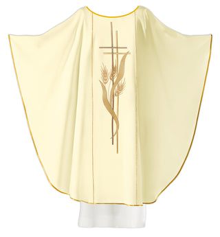 H7114 Fine European Chasuble - Two Crosses