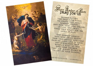 927A Mary Undoer of Knots Marriage Holy Cards