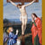 BRTHG105 Crucifixion Scene with Angel Holy Cards