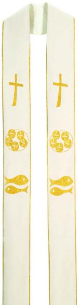 800003 Stole - Fish, Loaves