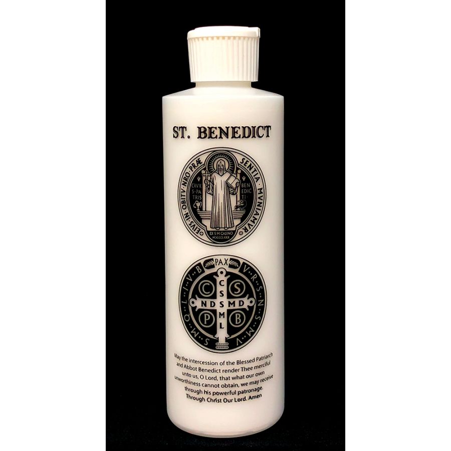 St. Benedict Holy Water Bottle - HWBB – Church Supply Warehouse