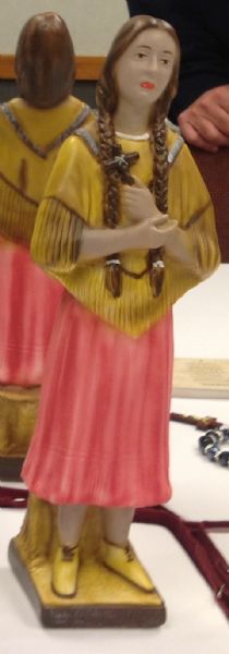 IP12KT St Kateri Tekakwitha Statue