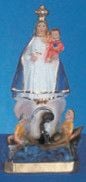 IP8CB Our Lady of Caridad Del Cobre Statue 8"