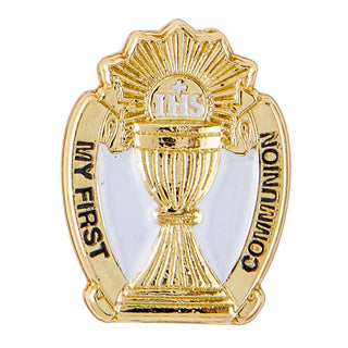 First Communion Chalice Lapel Pin - J0638