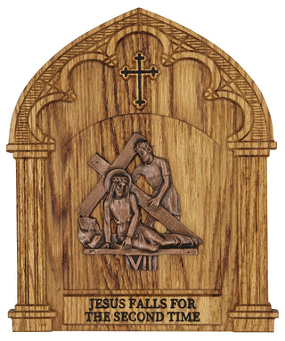 Stations of the Cross 15" H. x 12-1/2" W.  Set of 14 - K-376