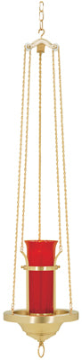 14 DAY BRASS SANCTUARY LAMP - K-153-BRASS-CR