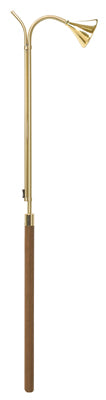 Candle Lighter, Brass with Walnut Handle, 36" - K225-3