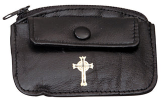 K3108 Zipper Leather Rosary case