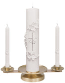 Wedding Candelabra, Satin Brass - K-322-S/BRASS