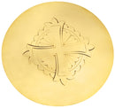 Paten, Gold Plated, Cross - K396