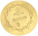 Paten, Gold Plated, Sacred Heart - K398