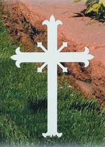 K4157 Fleur-De-Lis Cross